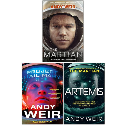 Andy Weir Collection 3 Books Set (Project Hail Mary, Artemis, The Martian) - The Book Bundle