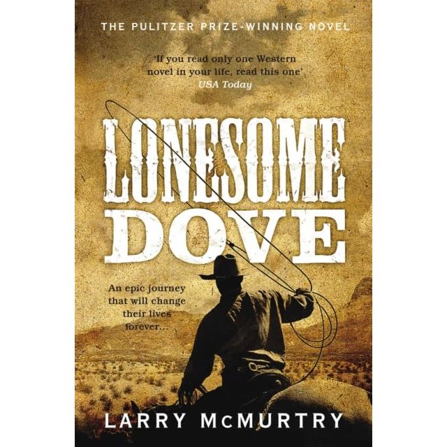 Lonesome Dove Series by Larry McMurtry, four paperback books set, fiction collection published by Pan Macmillan.