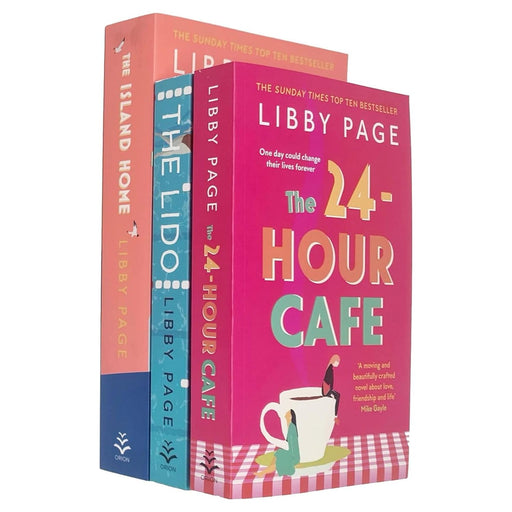 Libby Page 3 Books Collection Set The Lido, The 24 Hour Cafe, The Island Home - The Book Bundle