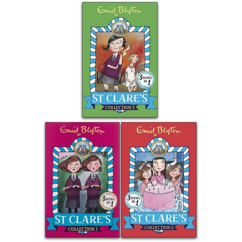 Enid Blyton St Clares Collection 3 Books Set (9 Stories in 3 Books) - The Book Bundle