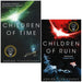 Children of Time Series 2 Books Collection Set By Adrian Tchaikovsky (Children of Time, Children of Ruin) - The Book Bundle