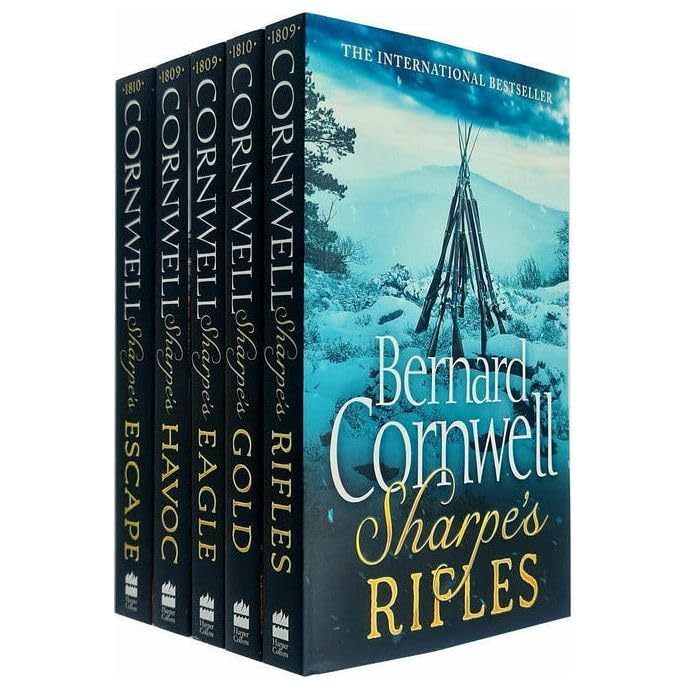 Richard Sharpe Series 10 Books Collection Set by Bernard Cornwell (Sharpe's Havoc, Sharpe's Eagle Sharpe's Gold, Sharpe's Escape) - The Book Bundle