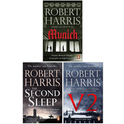 Robert Harris 3 Books Collection Set (Munich, The Second Sleep & V2) - The Book Bundle