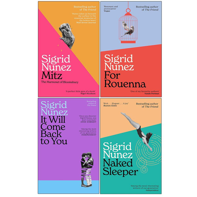 Mitz: The Marmoset of Bloomsbury & Naked Sleeper 4 Books Collection Set by Sigrid Nunez - Fiction - Mixed Format