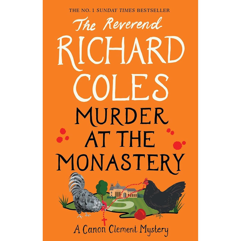 Canon Clement Mysteries book set by Reverend Richard Coles, featuring four fiction mystery novels in mixed formats.