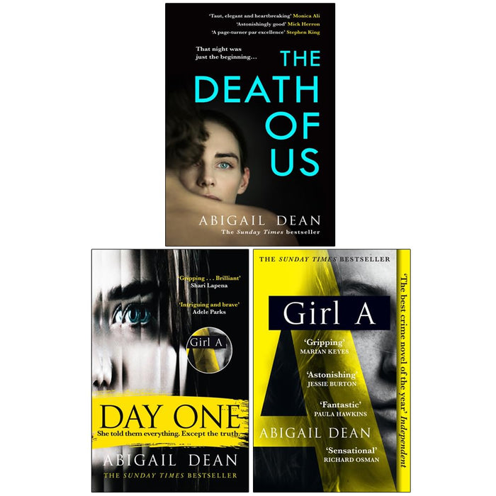 Abigail Dean Collection 3 Books Set (The Death of Us, Day One and GIRL A) - The Book Bundle