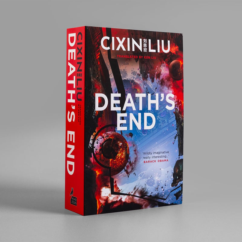Boxset of three science fiction books by Cixin Liu, including The Three-Body Problem, The Dark Forest, and Death's End by Head of Zeus