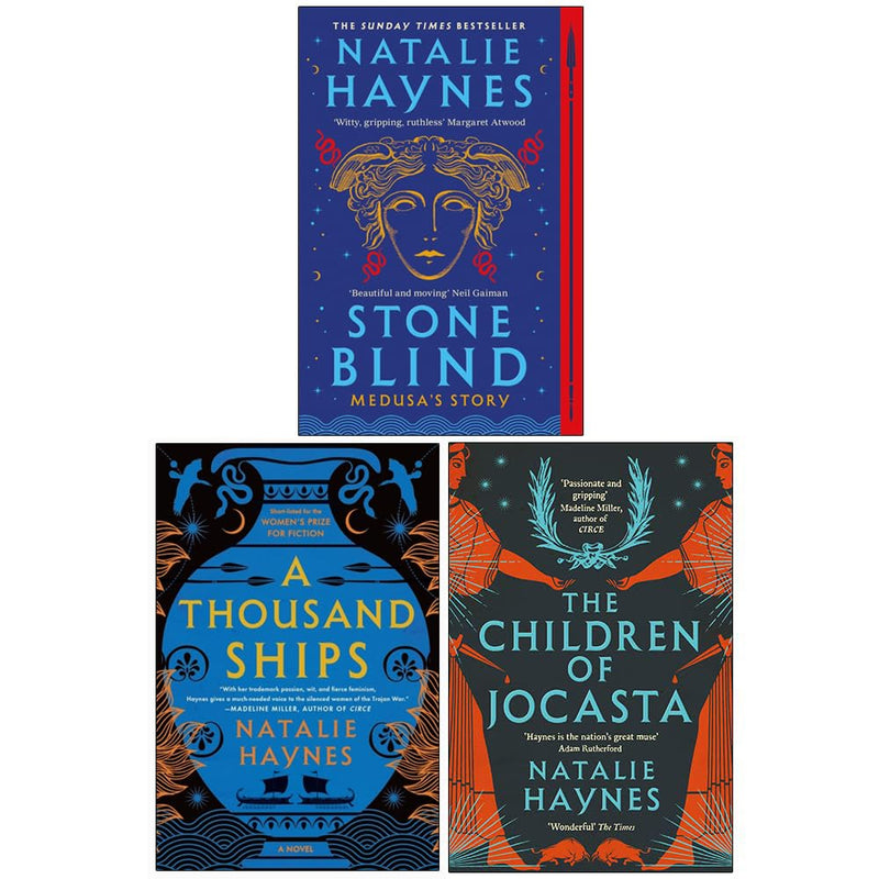 Stone Blind & A Thousand Ships & Children Of Jocasta 3 Books Collection Set By Natalie Haynes - Fiction - Mixed Format