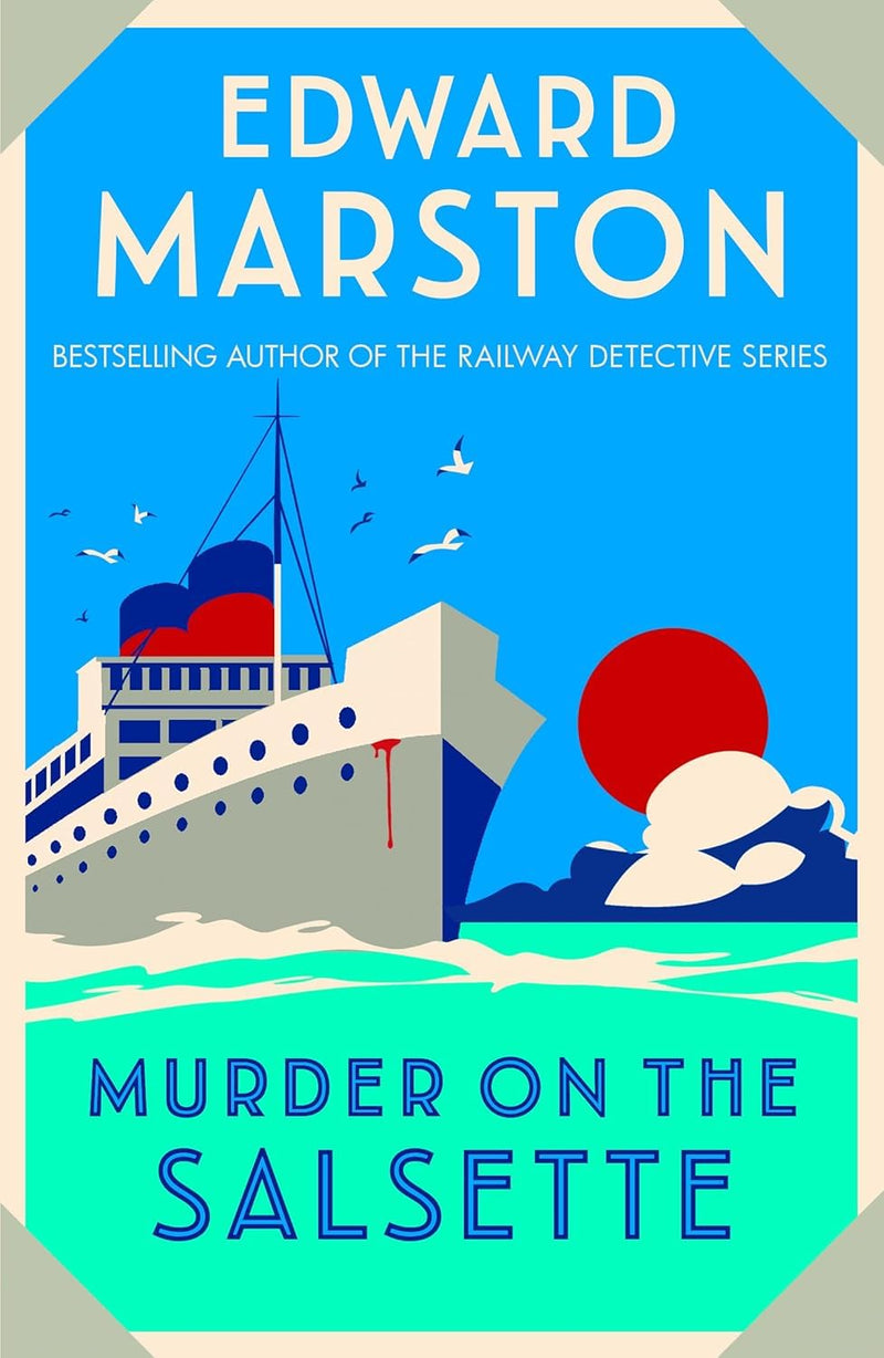Three-book collection of Ocean Liner Mysteries Series 6-8 by Edward Marston, featuring fiction books with maritime themes.