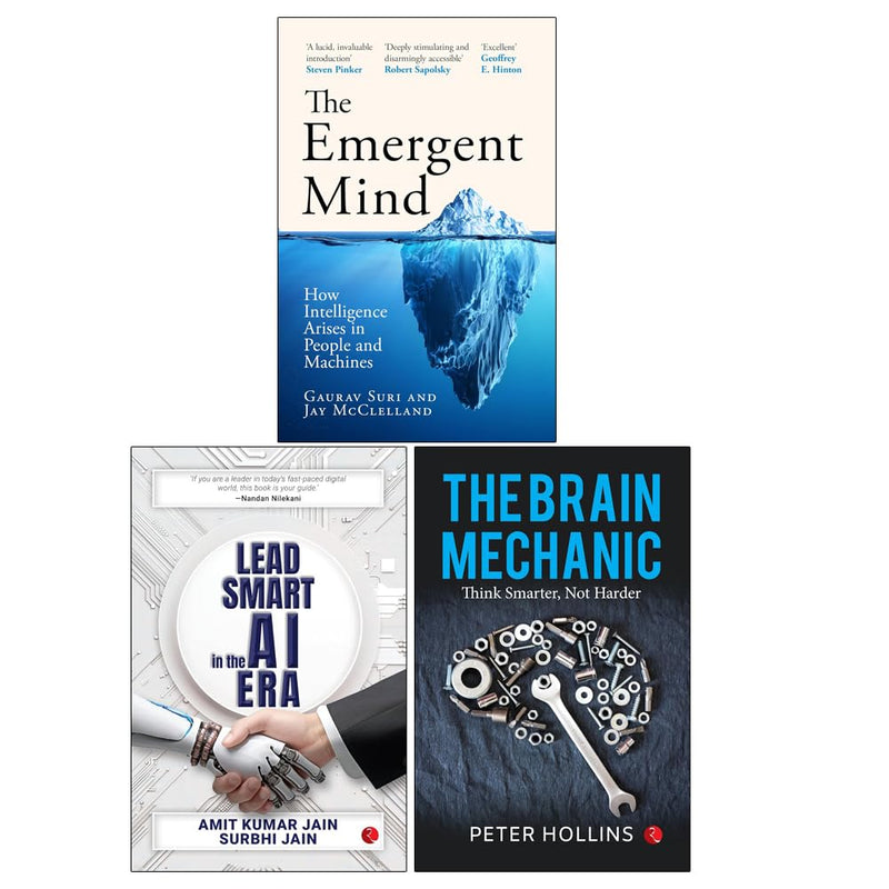 The Emergent Mind, Lead Smart in the AI Era & The Brain Mechanic 3 Books Collection Set - The Book Bundle