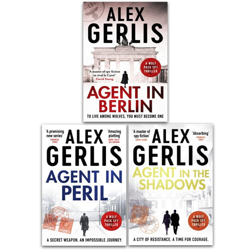 Alex Gerlis The Wolf Pack Spies Series 3 Books Collection Set - The Book Bundle