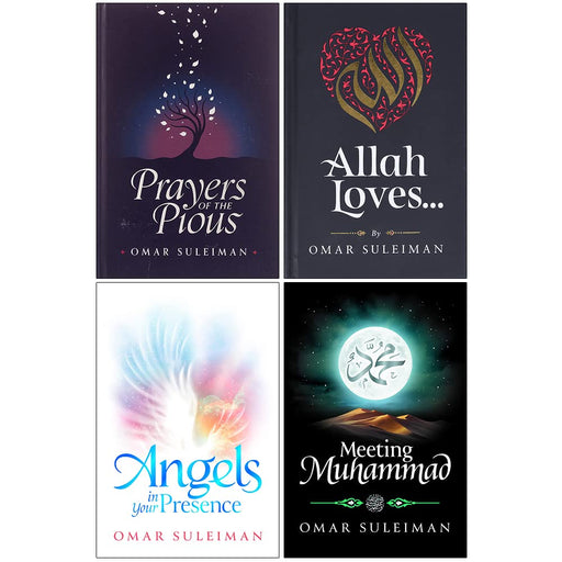 Omar Suleiman 4 Books Collection Set (Prayers of the Pious, Allah Loves, Angels in Your Presence & Meeting Muhammad) - The Book Bundle