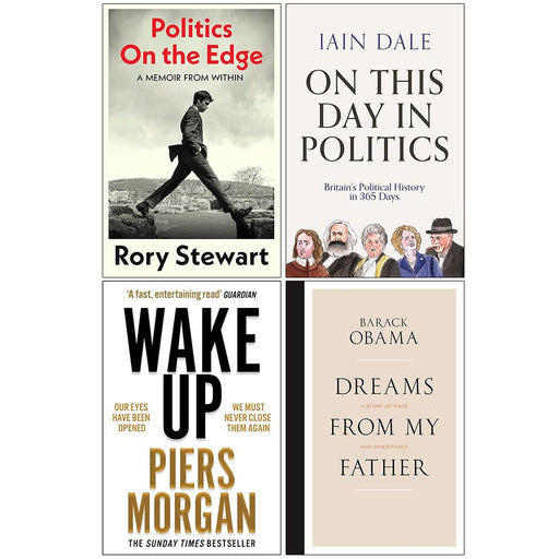 Politics On the Edge, Dreams From My, On This Day in Politics, Wake Up 4 Books Set - The Book Bundle