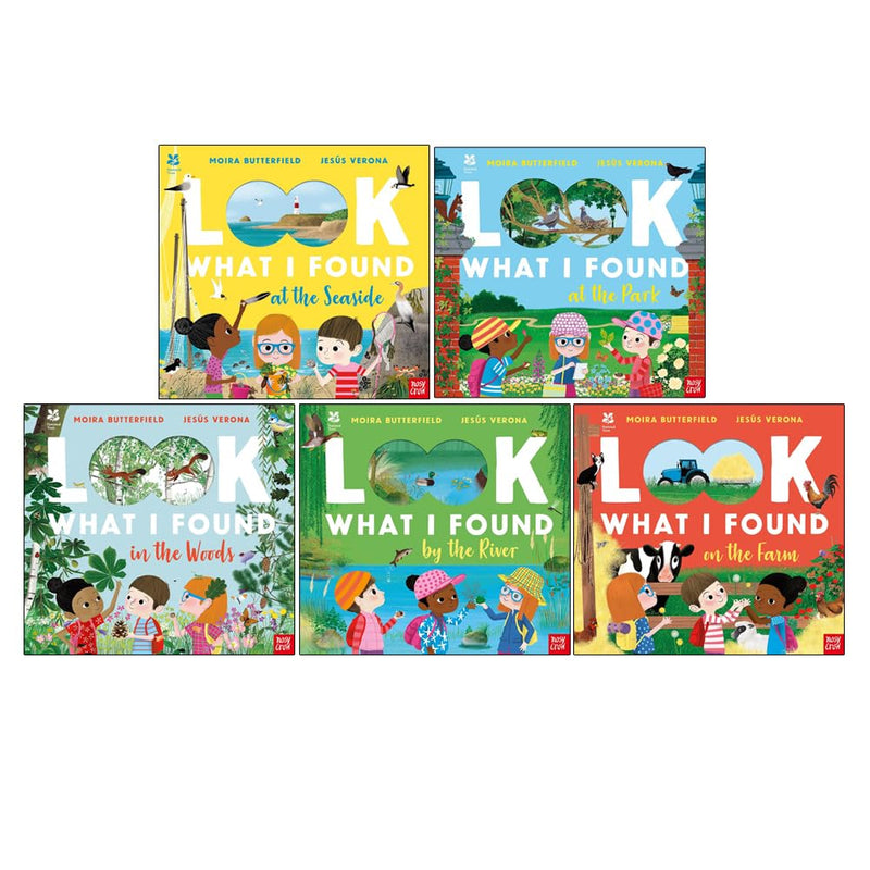 National Trust Look What I Found 5 Books Collection Set by Moira Butterfield - Non Fiction - Paperback