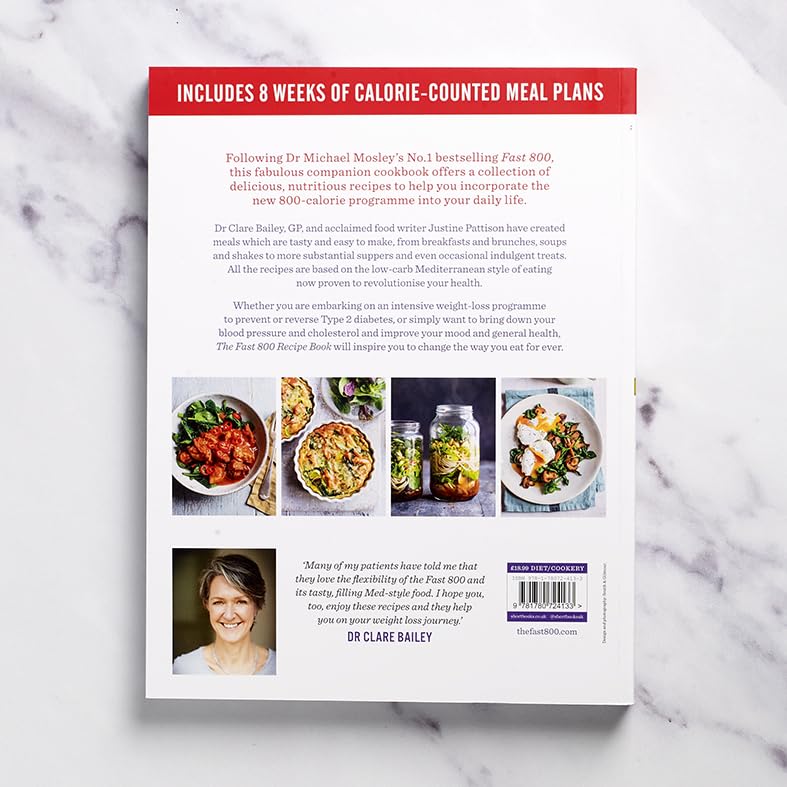 The Fast 800 Recipe Book: Low-Carb, Mediterranean Style Recipes By Clare Bailey Mosley - Non Fiction - Paperback
