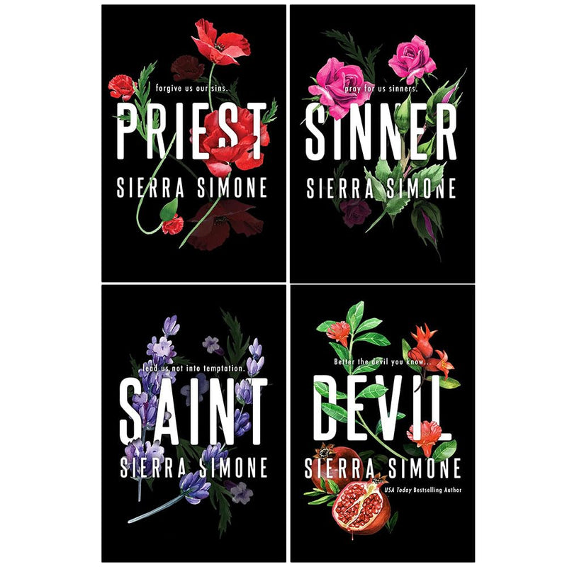 The Priest Series 4 Books Collection Set By Sierra Simone - Fiction - Hardcover