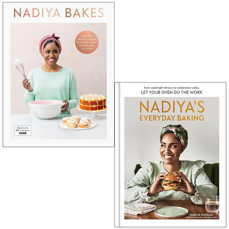 Nadiya Bakes & Nadiya's Everyday Baking By Nadiya Hussain 2 Books Collection Set - The Book Bundle