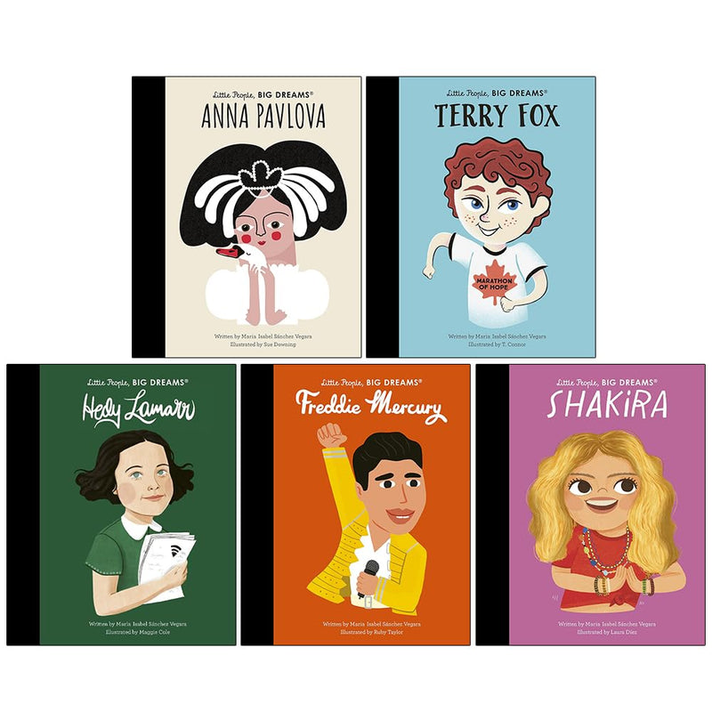 Little People Big Dreams 5 Books Collection Set by Maria Isabel Sanchez Vegara - Non Fiction - Hardcover