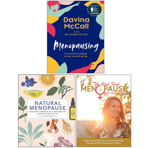 Menopausing [Hardcover], Natural Menopause [Hardcover] & The Good Food Menopause Diet Cookbook 3 Books Collection Set - The Book Bundle