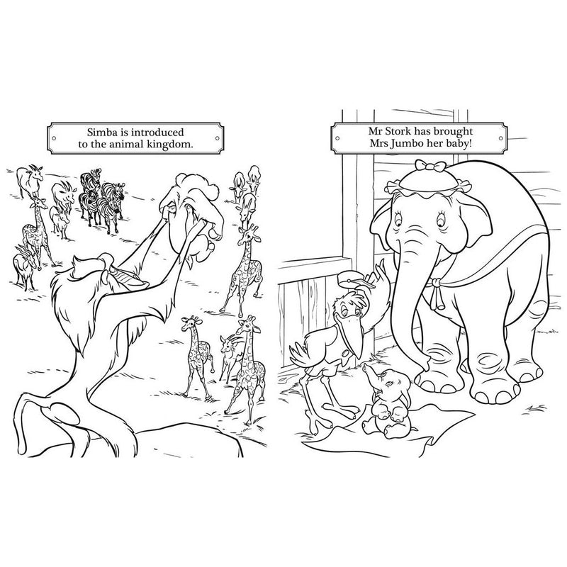 Disney: Simply Colouring (Over 30 pages to colour in)  by Igloo Books - The Book Bundle