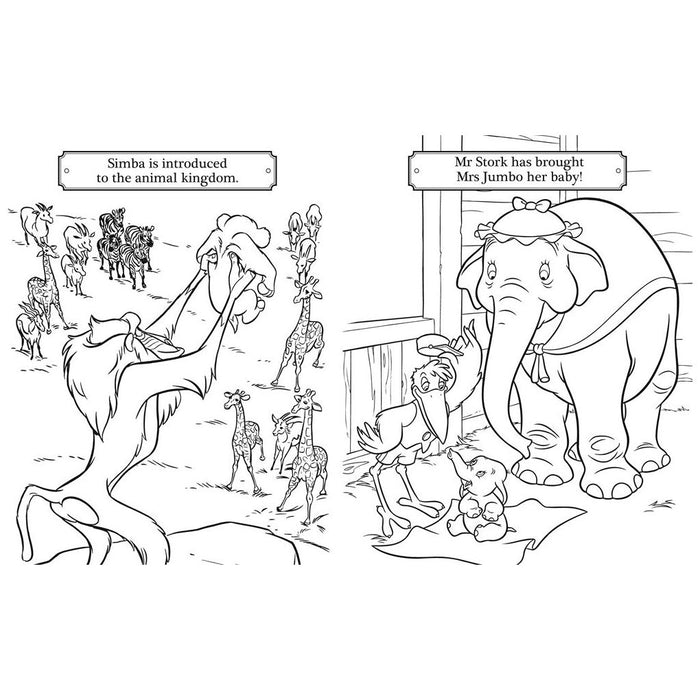 Disney: Simply Colouring (Over 30 pages to colour in)  by Igloo Books - The Book Bundle