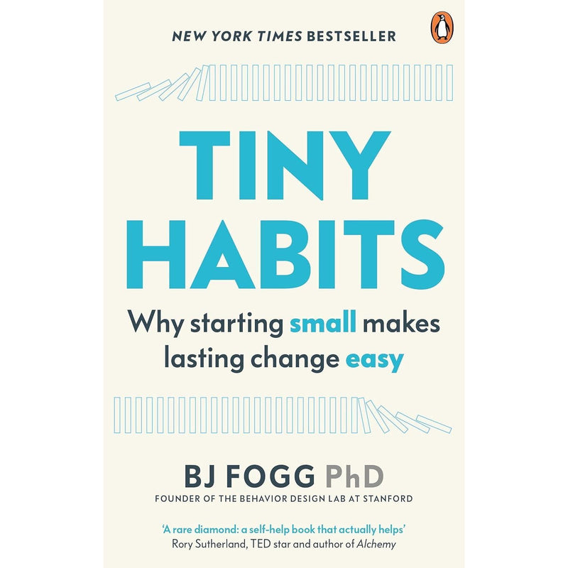 Tiny Habits, Atomic Habits, The Power of Habit 3 Books Collection Set - The Book Bundle