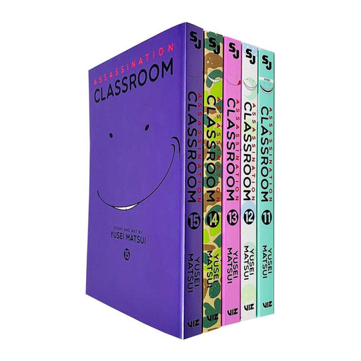 Assassination Classroom Series Vol 11 12 13 14 15 Collection 5 Books Set By Yusei Matsui - The Book Bundle