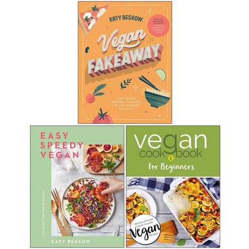 Vegan Fakeaway,  Easy Speedy Vegan, Vegan Cookbook For Beginners 3 Books Collection Set - The Book Bundle