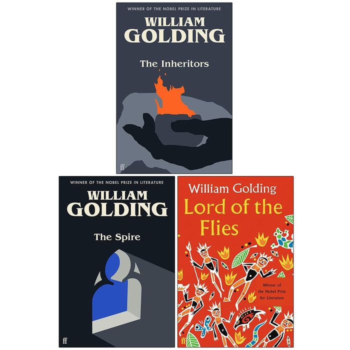 William Golding Collection 3 Books Set (Lord of the Flies, The Inheritors, Spire) - The Book Bundle