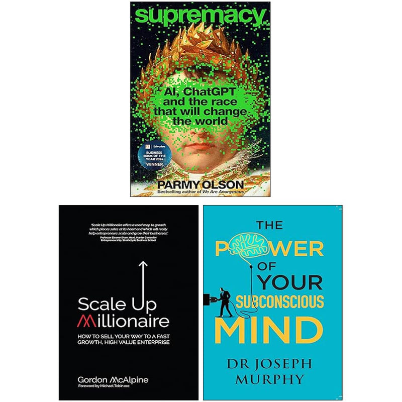 Supremacy, Scale Up Millionaire & Power of Your Subconscious Mind 3 Books Collection Set - Non Fiction - Mixed Format