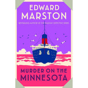 Edward Marston 3-book fiction collection set featuring Murder on the Minnesota, The Mauretania, and The Lusitania paperbacks by Allison & Busby