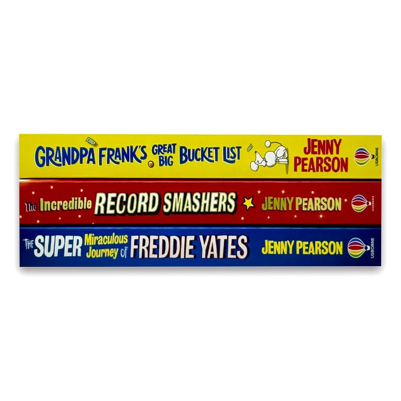 Grandpa Frank's Great Big Bucket List & The Incredible Record Smashers 3-Book Set by Jenny Pearson - Fiction - Paperback