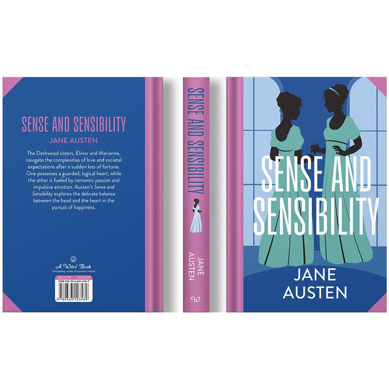 Sense and Sensibility by Jane Austen (Deluxe Hardback Sprayed Edge Edition) - Fiction - Hardback