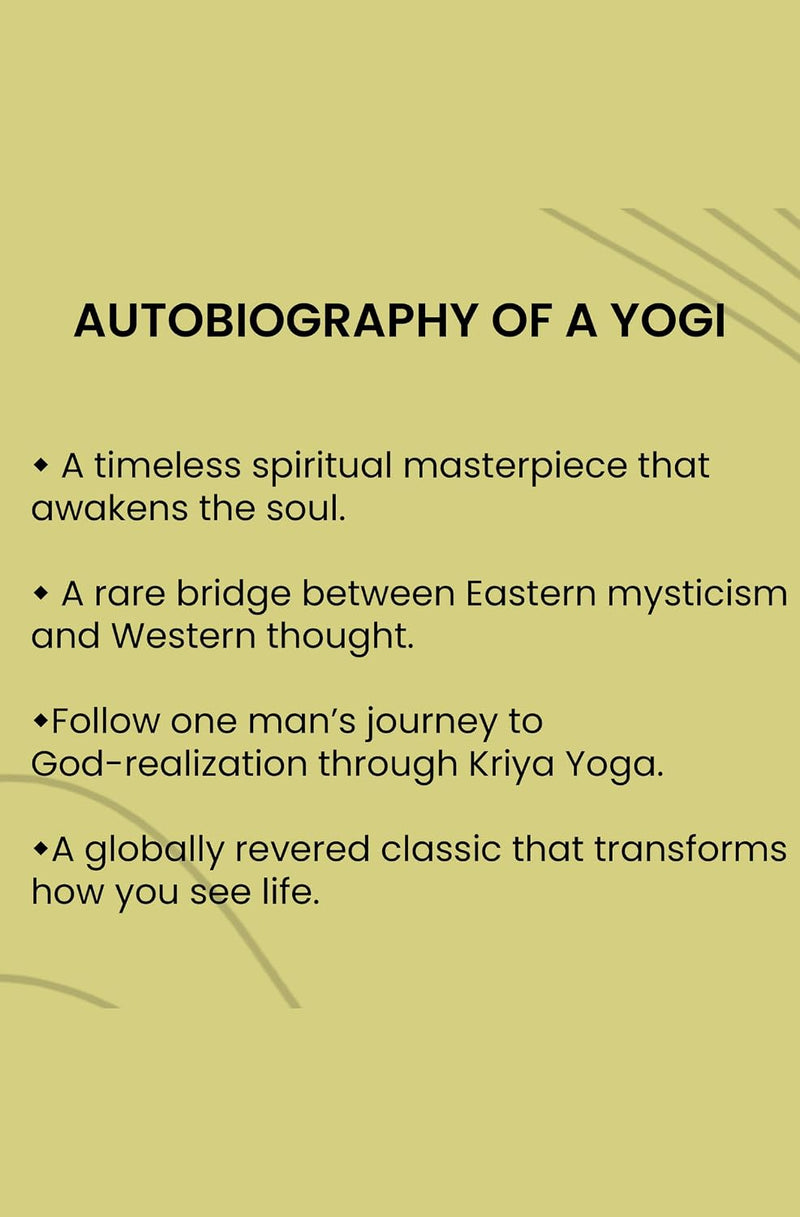 Autobiography Of A Yogi By Paramahansa Yogananda - Non Fiction Paperback
