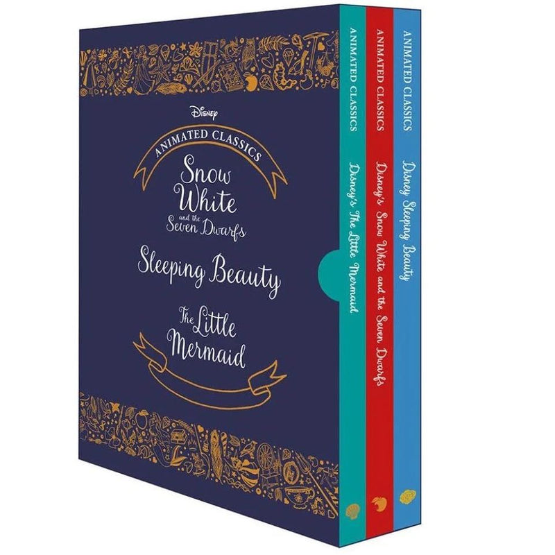 Disney Animated Classics Slipcase: Sleeping Beauty , Little Mermaid &Snow White & the Seven Dwarfs)