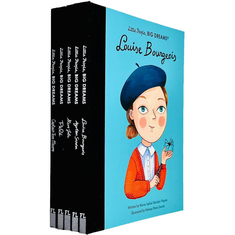 Little People Big Dreams Series 10 Collection Books Set Book 46 To 50 - The Book Bundle