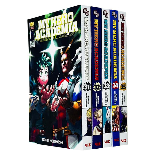 My Hero Academia 5 Book Set Volumes 31-35 by Kohei Horikoshi - The Book Bundle