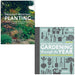 Drought-Resistant Planting, RHS Gardening Through the Year(HB) 2 Books Collection Set - The Book Bundle