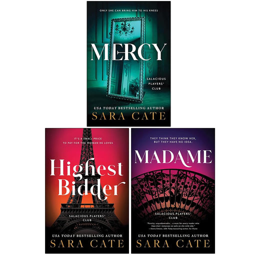 Salacious Players Club Series Book 4-6 Books Collection Set By Sara Cate (Mercy, Highest Bidder and Madame) - The Book Bundle