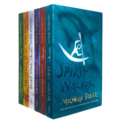 Michelle Paver's Chronicles of Ancient Darkness Collection 6 Books (Spirit Walker, Wolf Brother, Outcast, Soul Eater, Ghost Hunter, Oath Breaker) - The Book Bundle