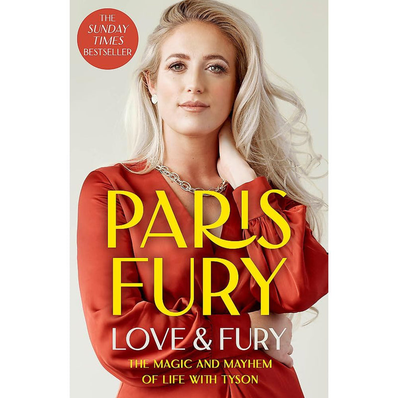 Cover of "Love and Fury" by Paris Fury, a Hodder Paperbacks book featuring a colorful illustration and bold title text.