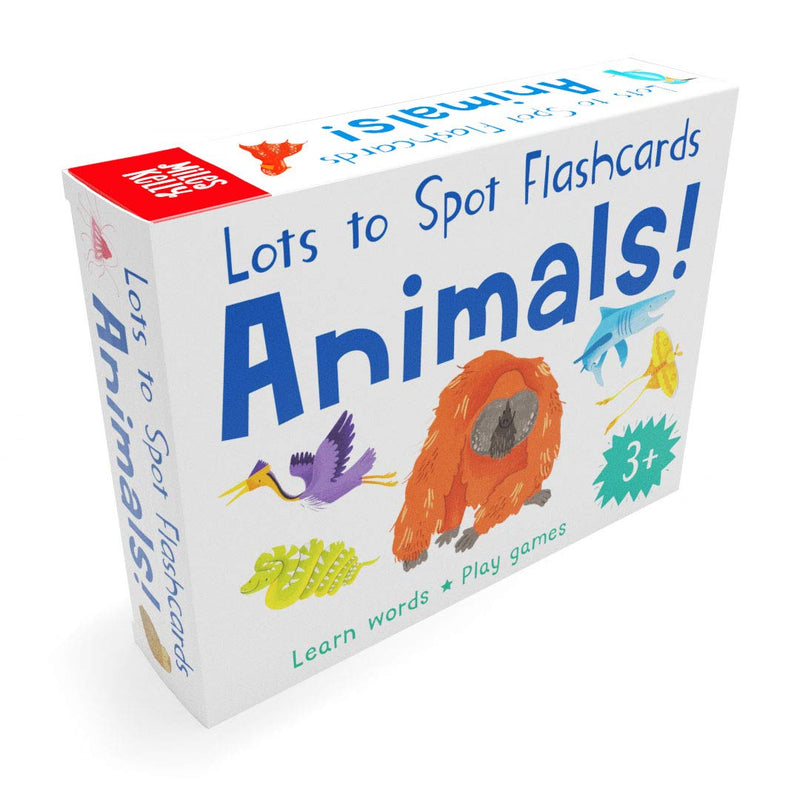 Lots to Spot Flashcards Set: Busy Animals – Illustrated Cards for First Words by Miles Kelly Publishing Ltd