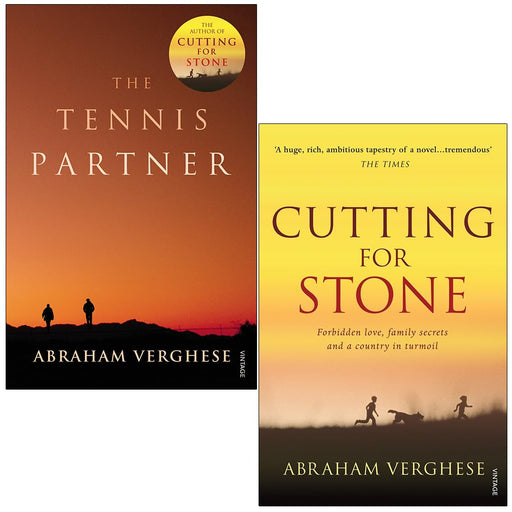 Abraham Verghese Collection 2 Books Set (The Tennis Partner & Cutting For Stone) - The Book Bundle