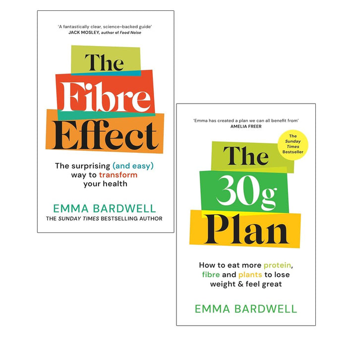 The Fibre Effect & The 30g Plan 2 Books Collection Set by Emma Bardwell - Non Fiction - Paperback