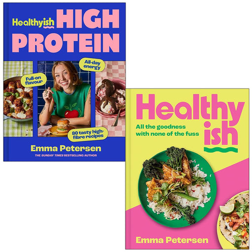 Healthyish and Healthyish High Protein book set by Emma Petersen, hardback non-fiction collection with two titles on healthy living.