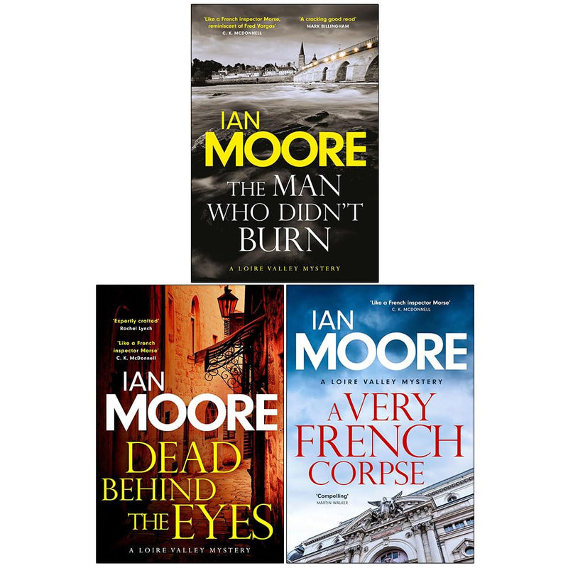Loire Valley Mystery 3 Books Collection Set By Ian Moore - Fiction - Paperback