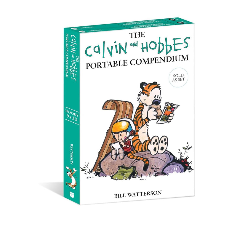 Calvin and Hobbes Portable Compendium 1-12 Books Collection in 6 Set By Bill Watterson - The Book Bundle