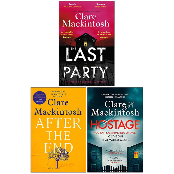 Clare Mackintosh 3 Books Collection Set (Hostage, Last Party (PB), After End) - The Book Bundle