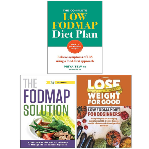 The Complete Low FODMAP Diet Plan, The FODMAP Solution & Low Fodmap Diet for Beginners 3 Books Collection Set - The Book Bundle