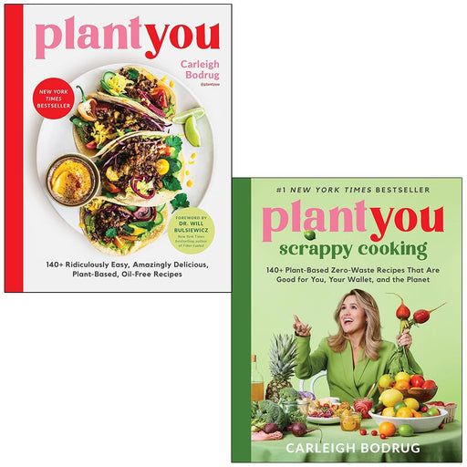 Carleigh Bodrug Collection 2 Books Set (PlantYou & PlantYou: Scrappy Cooking) (HB) - The Book Bundle